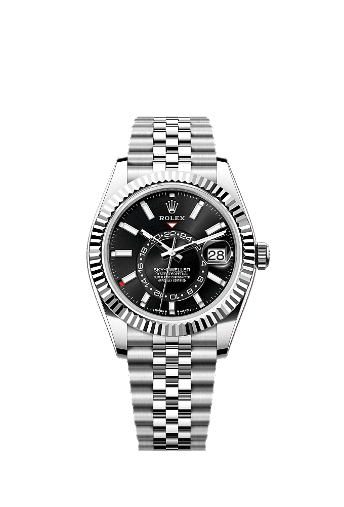 Bright Black dial, Jubilee bracelet
