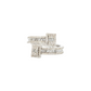 14K White Gold Baguette Natural Diamond Band Ring for Men – 0.99 CTW