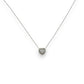 Heart Diamond Pendant With Cable Chain - 14K White Gold