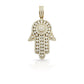 14K Diamond Hamsa With 8.95 Carats Of Diamonds