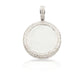 14K Three Row Diamond Picture Pendant With 4.25 Carats Of Diamonds