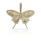 14K Baguette Diamond Butterfly With 1.98 Carats Of Diamonds