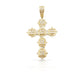 14K Diamond Baguette Cross With 1.30 Carats Of Diamonds