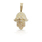 14K Diamond Hamsa With 1.20 Carats Of Diamonds