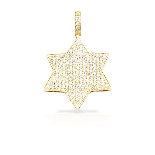 14K Star With 1.31 Carats Of Diamonds