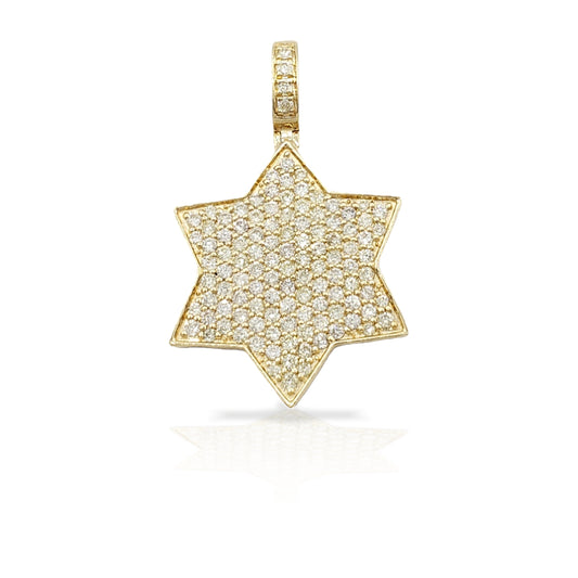 14K Star With 1.58 Carats Of Diamonds