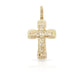 2.0 14K Diamond Cross With 1.95 Carats Of Diamonds