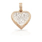 14K Baguette Diamond Heart With 2.23 Carats Of Diamonds
