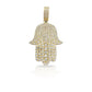 14K Diamond Hamsa With 4.76 Carats Of Diamonds