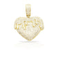 14K Diamond Drip Heart With 4.69 Carats Of Diamonds