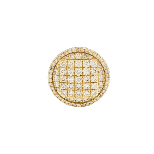 14K Yellow Gold Championship Natural Diamond Ring for Men – 4.33 CTW