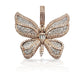 14K Baguette Diamond Butterfly With 2.56 Carats Of Diamonds