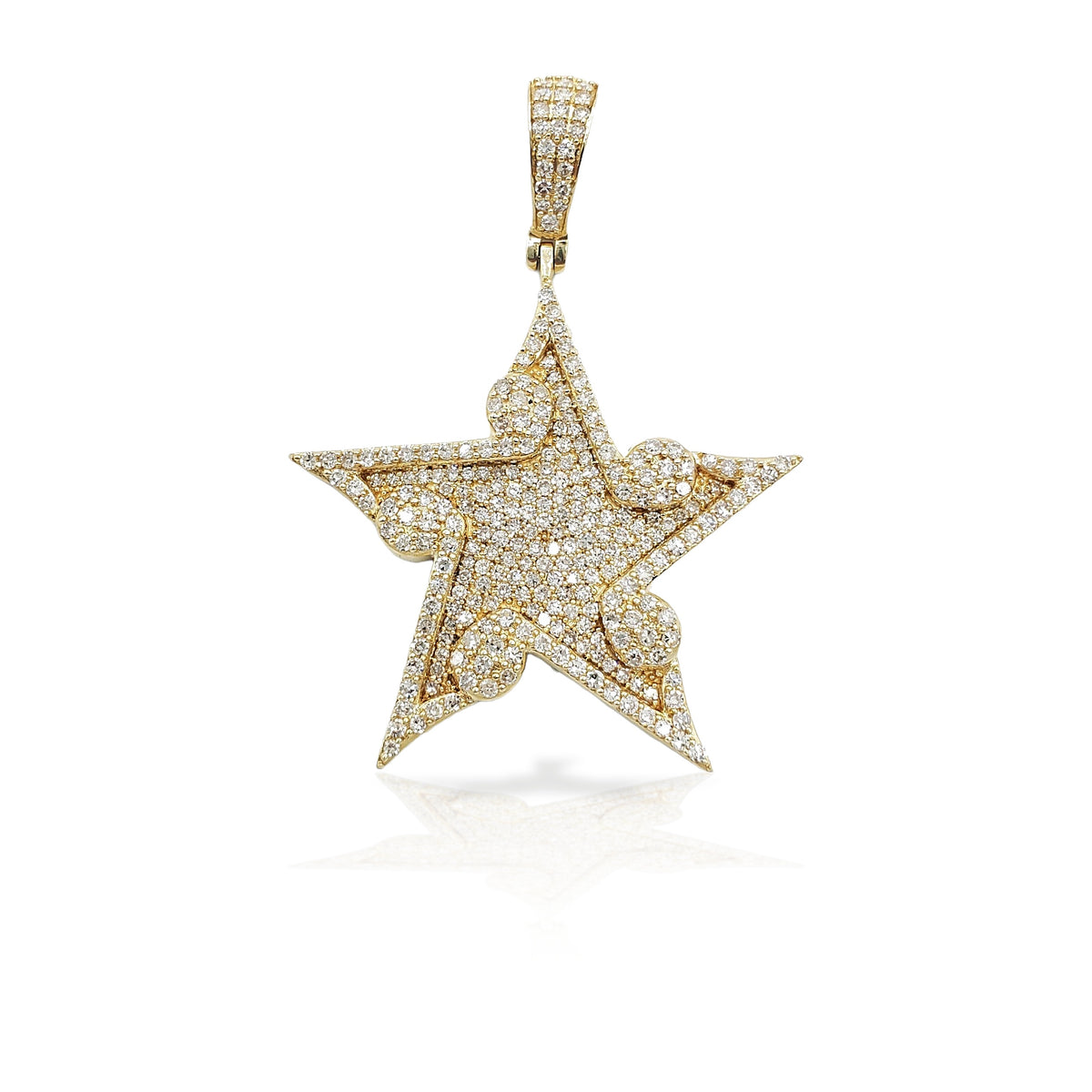 14K Diamond Star With 2.01 Carats Of Diamonds