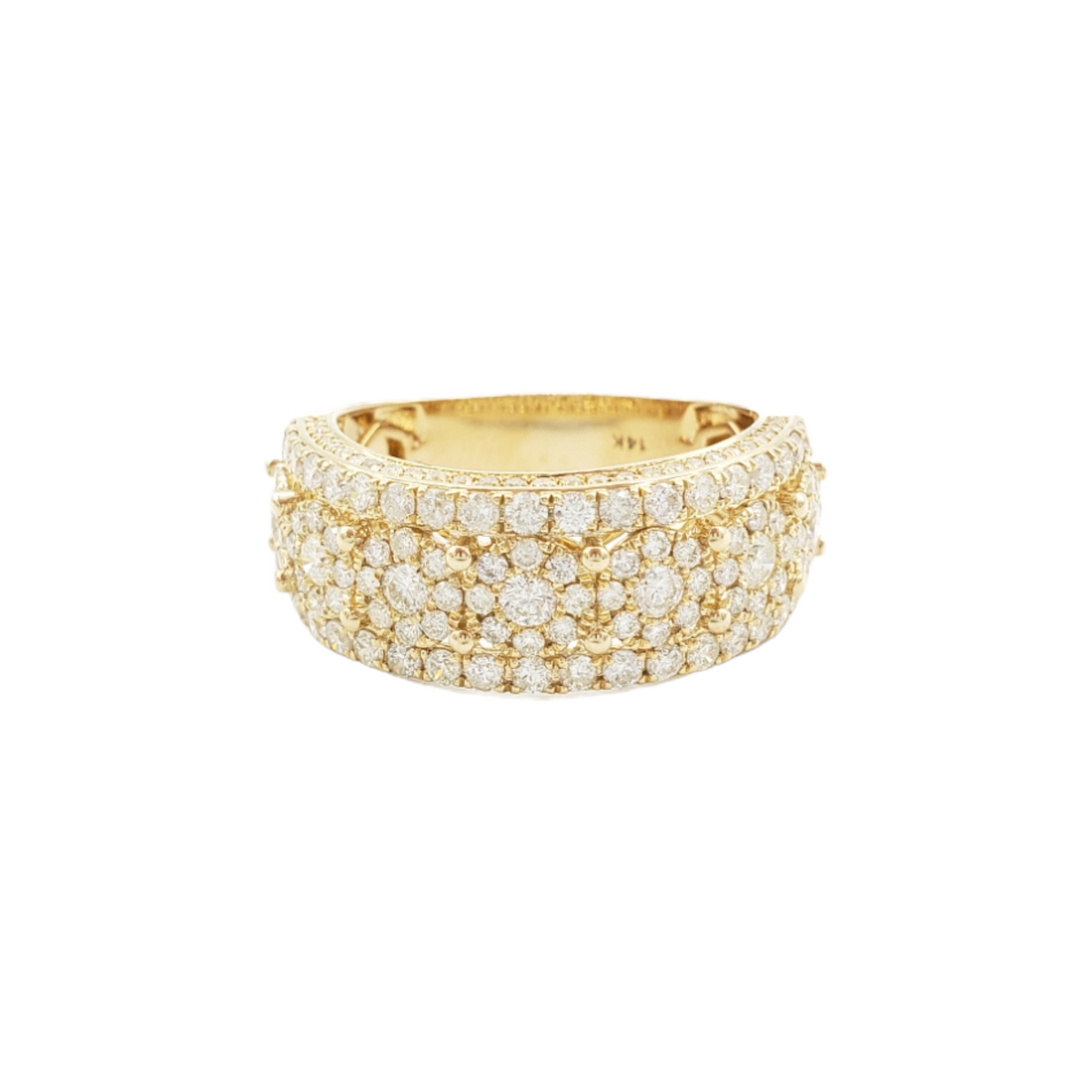 14K Gold Natural Diamond Ring for Men – 2.52 CTW