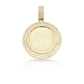 14K Three Row Diamond Picture Pendant With 2.75 Carats Of Diamonds