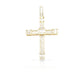 2.0 14K Diamond Baguette Cross With 1.63 Carats Of Diamonds