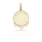 14K Drip Diamond Picture Pendant With 2.50 Carats Of Diamonds