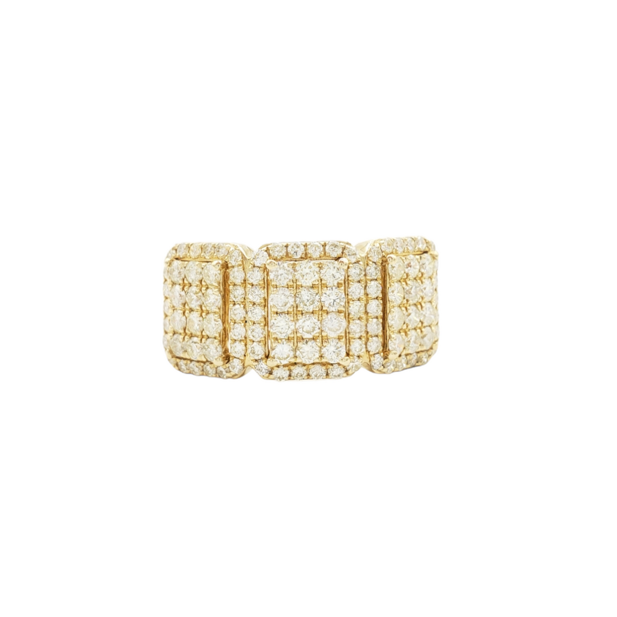 14K Gold Natural Diamond Ring for Men – 2.02 CTW