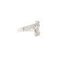 14K White Gold Baguette Natural Diamond Band Ring for Men – 0.99 CTW