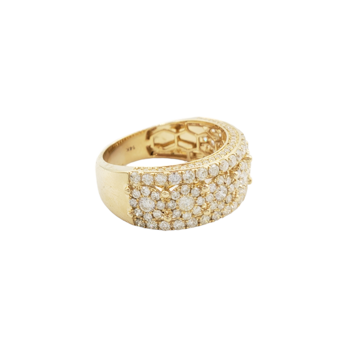 14K Gold Natural Diamond Ring for Men – 2.52 CTW