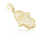 14K Eye Baguette Diamond Hamsa With 2.34 Carats Of Diamonds