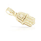 14K 3D Diamond Hamsa With 1.25 Carats Of Diamonds