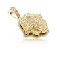 14K Diamond Hamsa With 1.74 Carats Of Diamonds