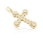 14K Diamond Cross With 2.07 Carats Of Diamonds