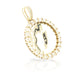 14K Diamond Picture Pendant With 1.12 Carats Of Diamonds
