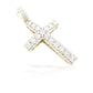 14K Diamond Cross With 2.94 Carats Of Diamonds