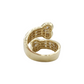 14K Gold Heart Baguette Natural Diamond Ring for Men – 2.54 CTW