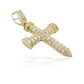 14K Baguette Diamond Cross With 2.13 Carats Of Diamonds