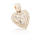 14K Baguette Diamond Heart With 1.92 Carats Of Diamonds