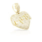 14K Diamond Drip Heart With 4.69 Carats Of Diamonds