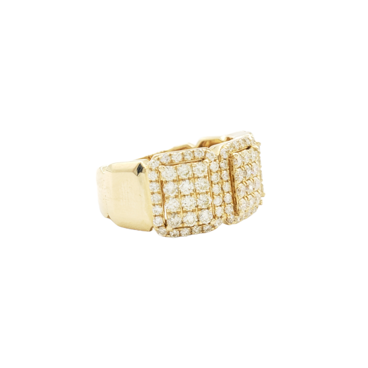 14K Gold Natural Diamond Ring for Men – 2.02 CTW