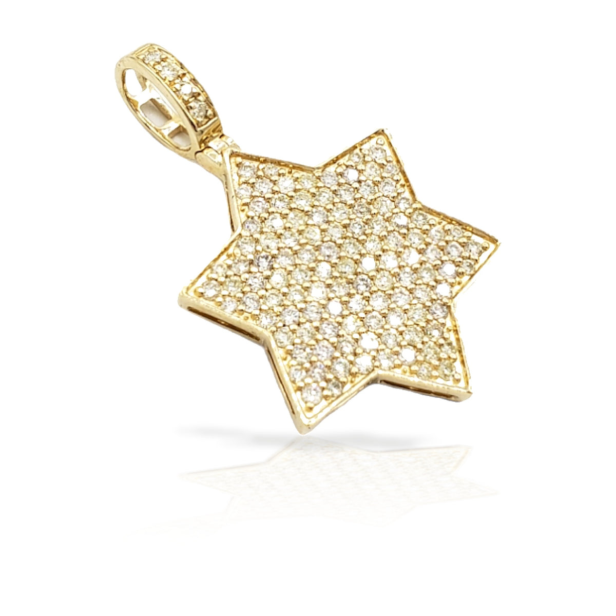14K Star With 1.58 Carats Of Diamonds