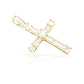 2.0 14K Diamond Baguette Cross With 1.63 Carats Of Diamonds