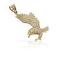 14K Diamond Eagle With 1.75 Carats Of Diamonds