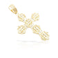 14K Diamond Baguette Cross With 1.30 Carats Of Diamonds