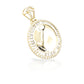14K Baguette Diamond Picture Pendant With 4.01 Carats Of Diamonds