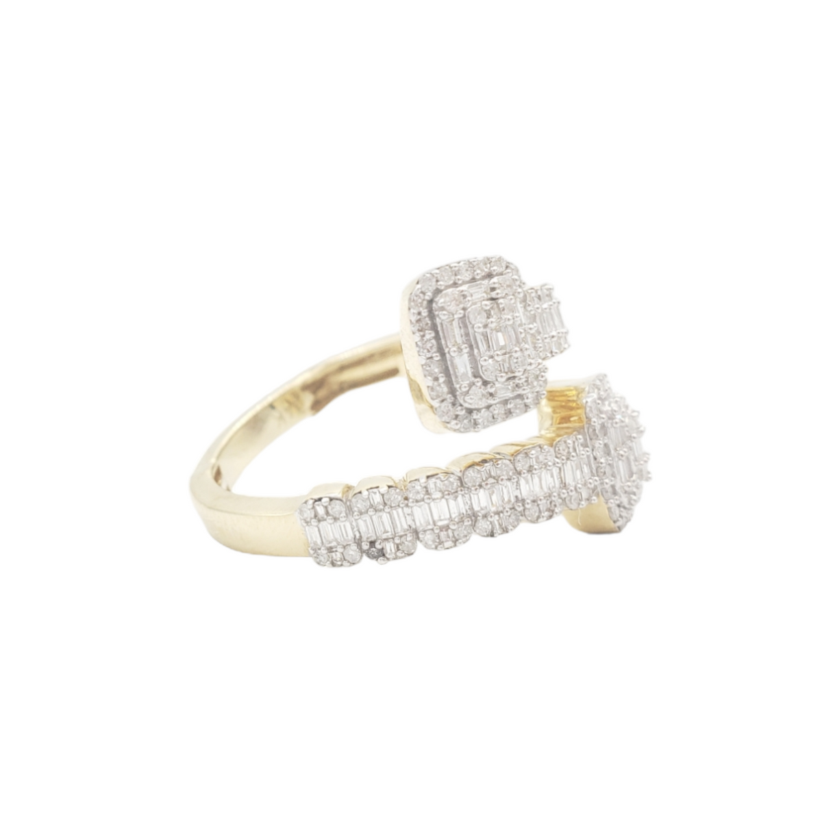 14K Gold Baguette Natural Diamond Band Ring for Men – 1.18 CTW