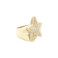 14K Gold Star Natural Diamond Ring for Men – 2.03 CTW