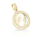 14K Three Row Diamond Picture Pendant With 2.75 Carats Of Diamonds