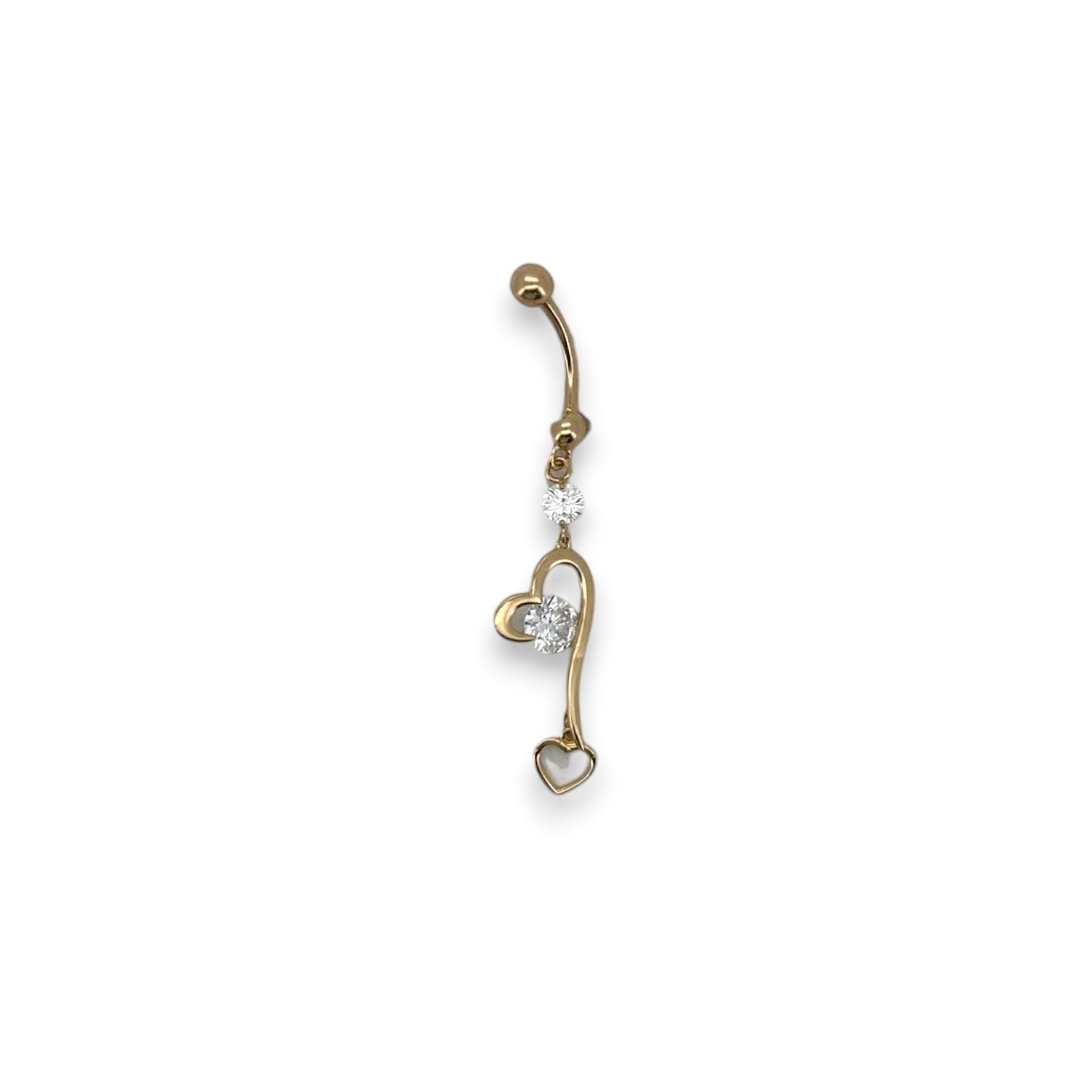 Belly Piercing - 14K Yellow Gold