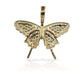 14K Baguette Diamond Butterfly With 1.98 Carats Of Diamonds