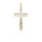 14K Diamond Cross With 2.94 Carats Of Diamonds