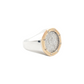 14K Rose & White Gold Natural Diamond Ring for Men – 0.86 CTW