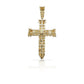 14K Baguette Diamond Cross With 2.13 Carats Of Diamonds