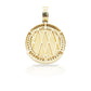 14K Three Row Diamond Picture Pendant With 2.75 Carats Of Diamonds
