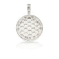 14K Three Row Diamond Picture Pendant With 4.25 Carats Of Diamonds